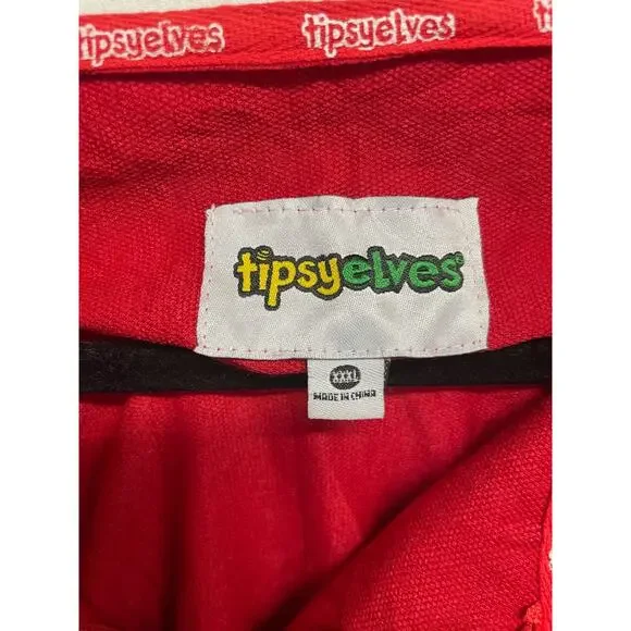 Mario 3X Costume Jumpsuit Tipsy Elves New with Tags One piece bodysuit PJs - Picture 2 of 9